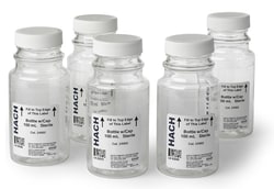 Hach Company Presterilized Sampling Bottle, Round, 50 per pack