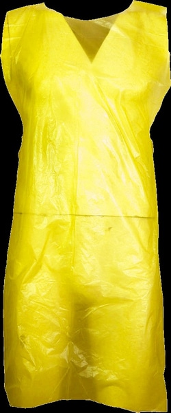 Chemsplash Polyethylene Disp Apron (Flat Pack) 70x115 cm Yellow | Buy Online | Chemsplash | Fisher Scientific