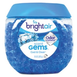 Enterprise Technology Solutions&nbsp;Scent Gems Odor Eliminator, Cool And Clean, Blue, 10 Oz Jar