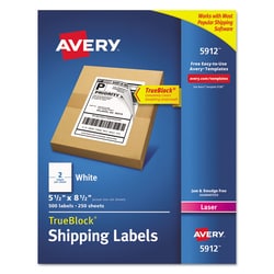 Enterprise Technology Solutions Shipping Labels 5.5 X 8.5 250