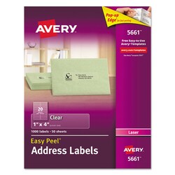 Enterprise Technology Solutions Matte Clear Easy Peel Mailing, Quantity: