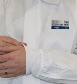 Chemsplash Pro 63 Type 5/6 Coverall with Collar Small | Buy Online | Chemsplash | Fisher Scientific