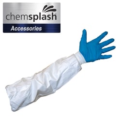 Chemsplash Oversleeves (Pair) with Knit Cuffs 49.5 cm | Buy Online | Chemsplash | Fisher Scientific