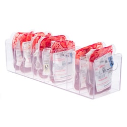 Medicus Health&nbsp;Blood Unit Boot Tray with Handle, 8 Place