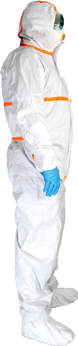 Chemsplash Pro+4 Type 456 Coverall with Feet, Taped 3X-Large | Buy Online | Chemsplash | Fisher Scientific