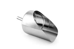 Foxx Life Sciences EZBio Stainless Steel Pharma Scoop Polished with Steel Handle, 316L,  2.5L ( 2500mL), 1/EA