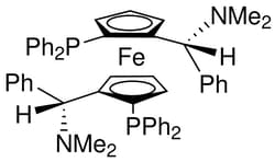 Strem, An Ascensus Company CAS# 174467-31-3. 100mg. (S,S)-(-)-2,2'-Bis[(R)-(N,N-dimethylamino)(phenyl)methyl]-1,1'-bis(diphenylphosphino)ferrocene,