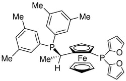 Strem, An Ascensus Company CAS# 649559-66-0. 500mg. (S)-(+)-1-[(R)-2-(Di-2-furylphosphino)ferrocenyl]ethyldi-3,5-xylylphosphine,
