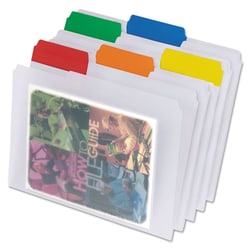 Enterprise Technology Solutions Poly File Folders 1/3-Cut Tabs, Quantity: