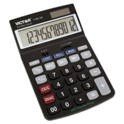 Enterprise Technology Solutions&nbsp;1180-3A Antimicrobial Desktop Calculator, 12-Digit LCD