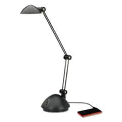 Enterprise Technology Solutions Twin-Arm Task LED Lamp with USB Port, 11.88w