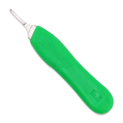 Surgical Design Ergonomical Surgical Knife Scalpel Handle No. 3, Green:Facility