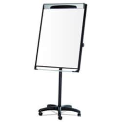 Enterprise Technology Solutions&nbsp;platinum mobile easel, 29 x 41, white surface, black plastic frame