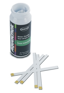 Hach Company Total Alkalinity Test Strips, 0-240 mg/L, pk/50, Quantity:
