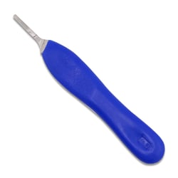 Surgical Design Ergonomical Surgical Knife Scalpel Handle No. 8, Blue:Facility