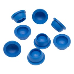 Medicus Health PIERCEABLE TEST TUBE STOPPERS, 16MM, BLUE