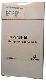 Cytiva Microplate Foil, 96-well, use in Biacore