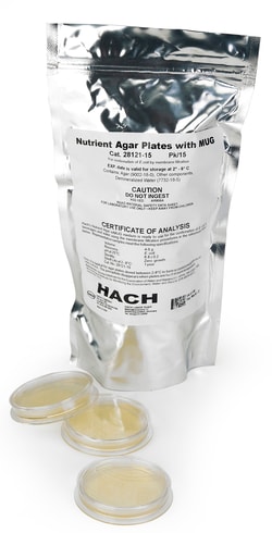 Hach Company&nbsp;Nutrient Agar with MUG Plates, pk/15