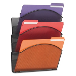 Enterprise Technology Solutions Onyx Mesh Wall Pockets 3 Secti
