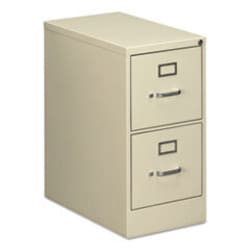 Enterprise Technology Solutions Two-Drawer Economy Vertical File, 2 Letter-Size File Drawers, Putty, 15