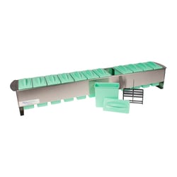 Medicus Health Slide Staining Station, 12 Place, 12 Dishes With Lids &