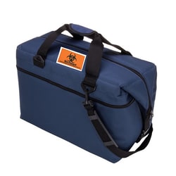 Medicus Health Specimen Transport Tote, Softside, With Shoulder Strap, Large, Blue