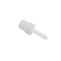 Polyscience Fittings, 1/4 inch Male NPT x 1/4 inch (6 mm) Hose Barb, Nylon,
