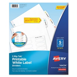 Enterprise Technology Solutions Big Tab Printable White Label