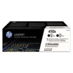 Enterprise Technology Solutions HP 410x, (cf410x-D) 2-Pack High-Yield Black