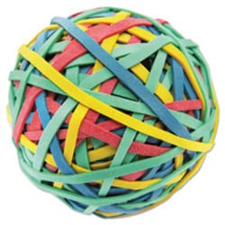 Enterprise Technology Solutions Rubber Band Ball, 3" Diameter, Size 32,