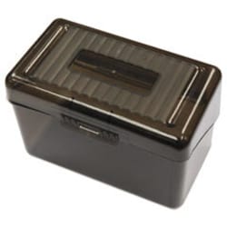 Enterprise Technology Solutions Plastic Index Card Boxes, Holds 400 4 X
