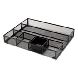 Enterprise Technology Solutions Metal Mesh Drawer Organizer, Six Compartments,