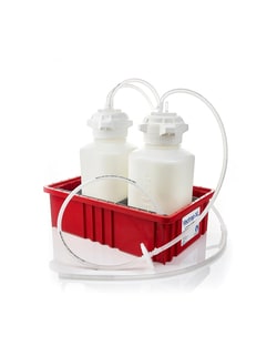 Foxx Life Sciences HDPE Vacuum Trap System 1 L (Primary) , 1 L (Overflow) | Buy Online | Foxx Life Sciences | Fisher Scientific