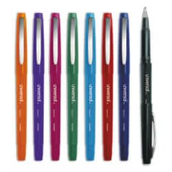 Enterprise Technology Solutions&nbsp;Porous Point Pen, Stick, Medium 0.7 Mm, Assorted Ink And Barrel Colors, 8/pack