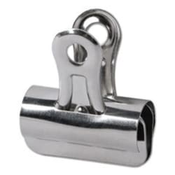 Enterprise Technology Solutions Bulldog Clips, Small, Nickel, 36/Pack,