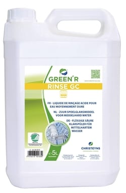 Christeyns GREEN'R RINSE CG, bidon de 5 L 5 l | Buy Online | Christeyns | Fisher Scientific
