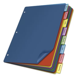 Enterprise Technology Solutions&nbsp;Poly Index Dividers 8-Tab 11 X