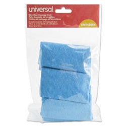 Enterprise Technology Solutions&nbsp;Microfiber Cleaning Cloth, 12 X 12, Blue, 3/pack
