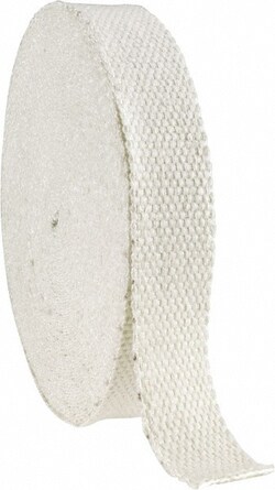 MSC Made in USA 31950355 1/8" Thick x 2" Wide, Fiberglass Gasket Tape 100'