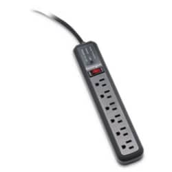 Enterprise Technology Solutions&nbsp;Guardian Surge Protector, 6 AC Outlets, 15 ft Cord, 540 J, Gray