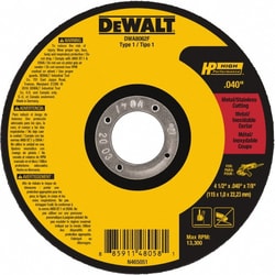 MSC DeWALT DWA8062F 4-1/2 x 0.04, 7/8