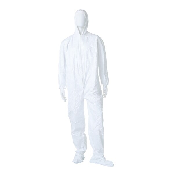 DuPont&trade;&nbsp;Tyvek&trade; IsoClean&trade; Series 105 Hooded Coveralls with Attached Boots, Bulk Packaged