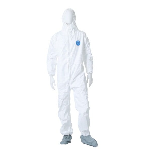 DuPont&trade;&nbsp;Tyvek&trade; 400 Hooded Coveralls with Skid-Resistant Boots, USMCA Sourced