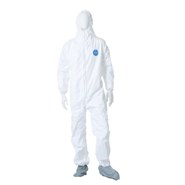 DuPont&trade;&nbsp;Tyvek&trade; 400 Hooded Coveralls with Skid-Resistant Boots, USMCA Sourced
