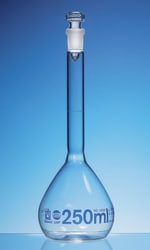 BRAND™ Class A Borosilicate Volumetric Flask with Glass Stopper