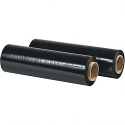 MSC Value Collection SF158B 15" x 1,500' 80 Gauge Black Blown Hand Stretch