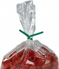 MSC PLT7G Pack of (2000), 7" Long, Bag Ties Green, Quantity: Pack of 2000