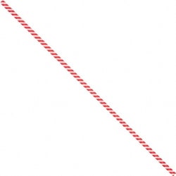 MSC Made in USA PBT10CS Pack of (2000), 10" Long, Bag Ties Red/White, Quantity: