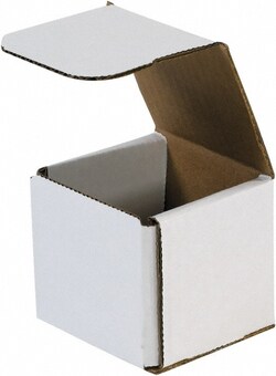 MSC M777 7" Wide x 7" Long x 7" High Square Crush Proof Mailers 1 Wall,