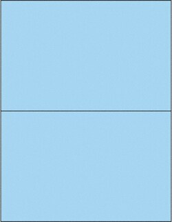 MSC Tape Logic LL184BE Pack of (200), 8-1/2" x 8-1/2" Pastel Blue Paper